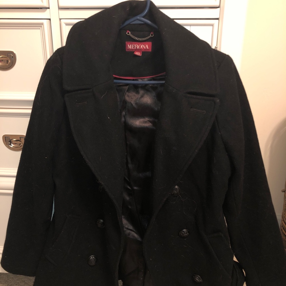 Black Pea Coat!